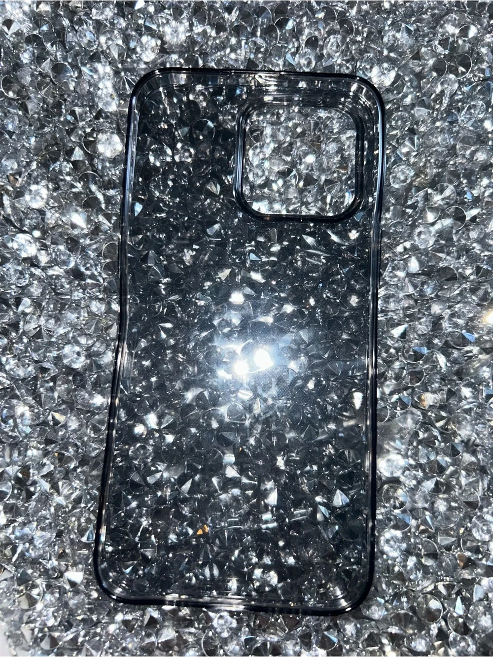 iPhone 15 pro max Phone Case - clear Gray